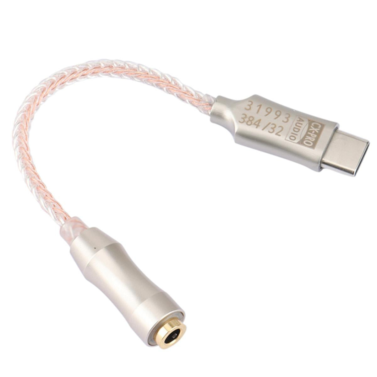 Fixim DAC Entry - USB C naar 3.5mm jack Audio Converter Hi-Fi Adapter met CX31993 Chip Fixim DAC Entry - USB C naar 3.5mm jack Audio Converter Hi-Fi Adapter met CX31993 Chip
